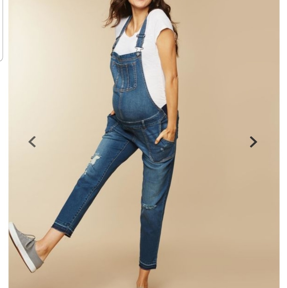 Motherhood Maternity Overalls Size Small